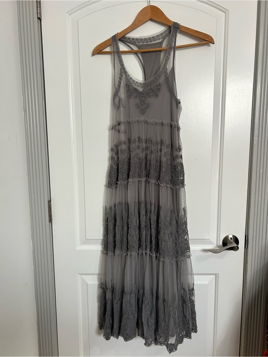 Abercrombie & Fitch Dresses & Skirts - Abercrombie & Fitch Lace Tiered Maxi Dress Size S Boho Shabby Chic 90s Fairy y2k
